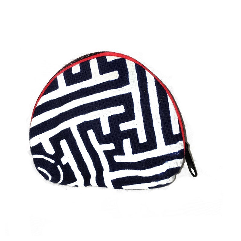 Rounded Change Purse - Geometric