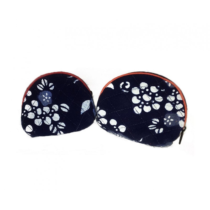 Rounded Change Purse - Grapevine