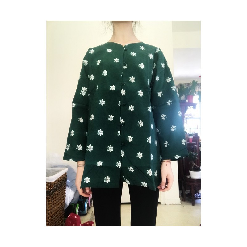Dark Green Traditional Long Sleeve