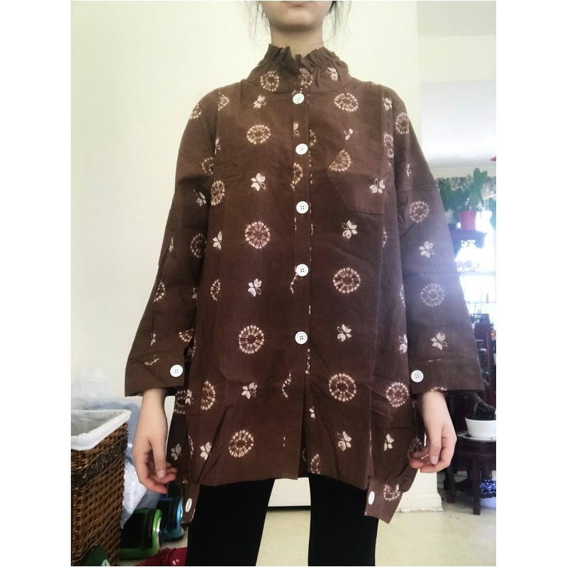 Puffy Brown Long Sleeve