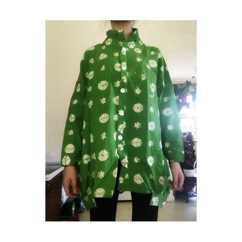 Puffy Light Green Long Sleeve