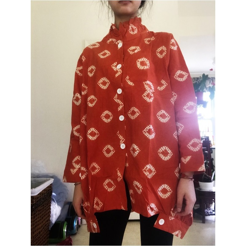 Puffy Orange Long Sleeve